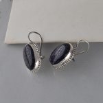 Minđuše mesečeva reka patinirane - 0839 - Slika 3