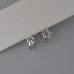 Minđuše zvezda sa cirkonima - 0832