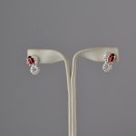 Minđuše bubamara emajl - 0098 - Slika 2