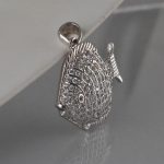 Privezak riba sa cirkonima - 0860 - Slika 3