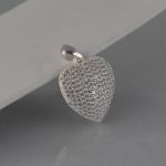 Privezak srce sa cirkonima - 0858 - Slika 2