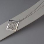 Lančić sa priveskom kvadrat cvet - 0879 - Slika 4