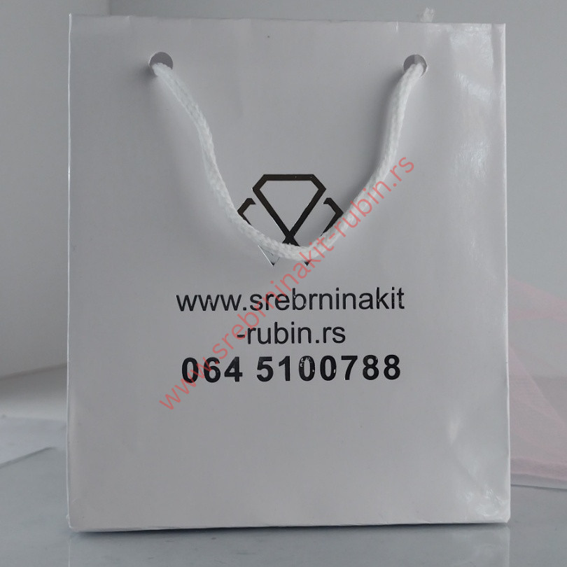 kartonska kesica za pakovanje nakita Kesica - vrećica za pakovanje nakita - 9008 - Slika 1