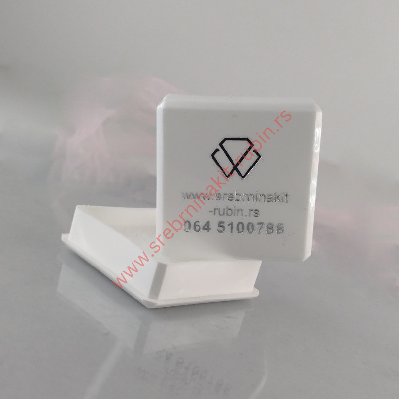 Kutijica za pakovanje nakita pvc Kutijica za pakovanje nakita kvadrat - 9004 - Slika 1