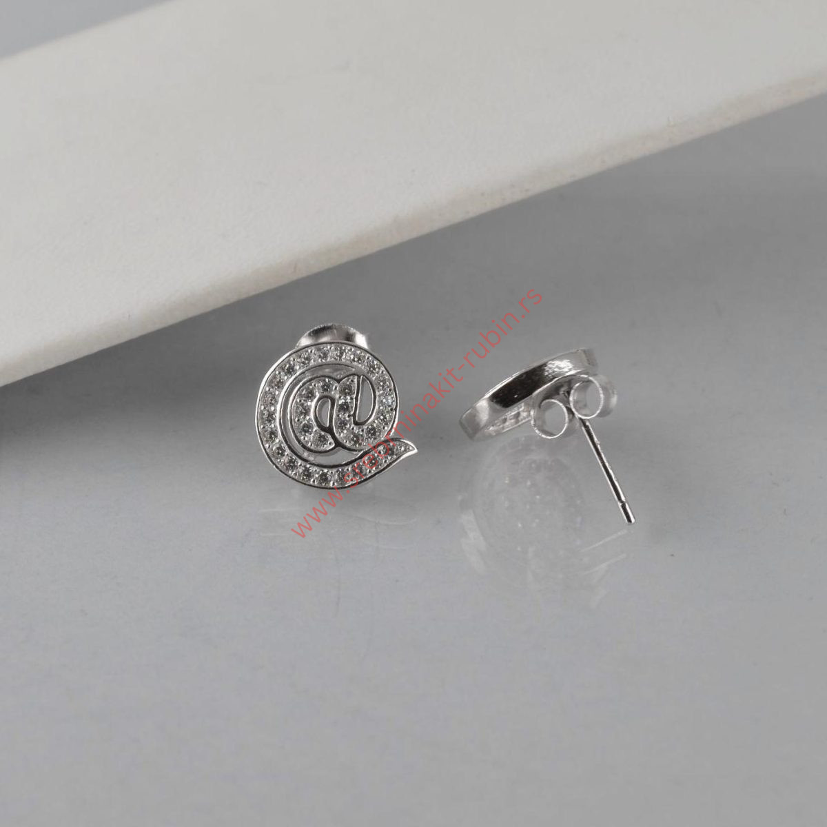 Minđuše @ sa cirkonima  - 0968 - Slika 3