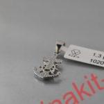 Privezak sidro i krst sa cirkonima - 1022 - Slika 2