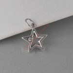 Privezak zvezda sa cirkonom - 1021