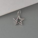 Privezak zvezda sa cirkonom - 1021 - Slika 3