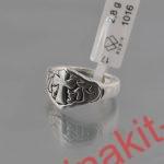 Prsten patiniran krst - 1066 - Slika 3