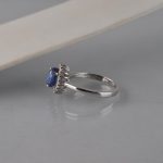 Prsten sa cirkonima lapis lazuli - 1072 - Slika 4