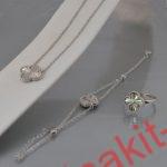 Set detelina lančić, narukvica, minđuše i prsten - 1126 - Slika 6