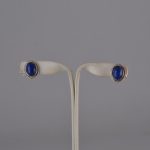 Minđuše ovalne lapis lazuli - 1132 - Slika 2