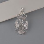 Privezak grb Srbije dvoglavi orao - 0862