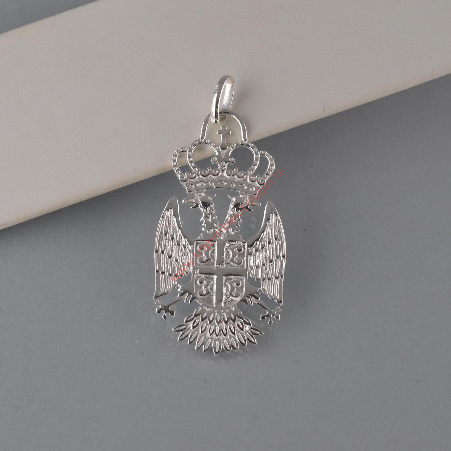 Privezak grb Srbije dvoglavi orao Privezak grb Srbije dvoglavi orao - 0862 - Slika 1