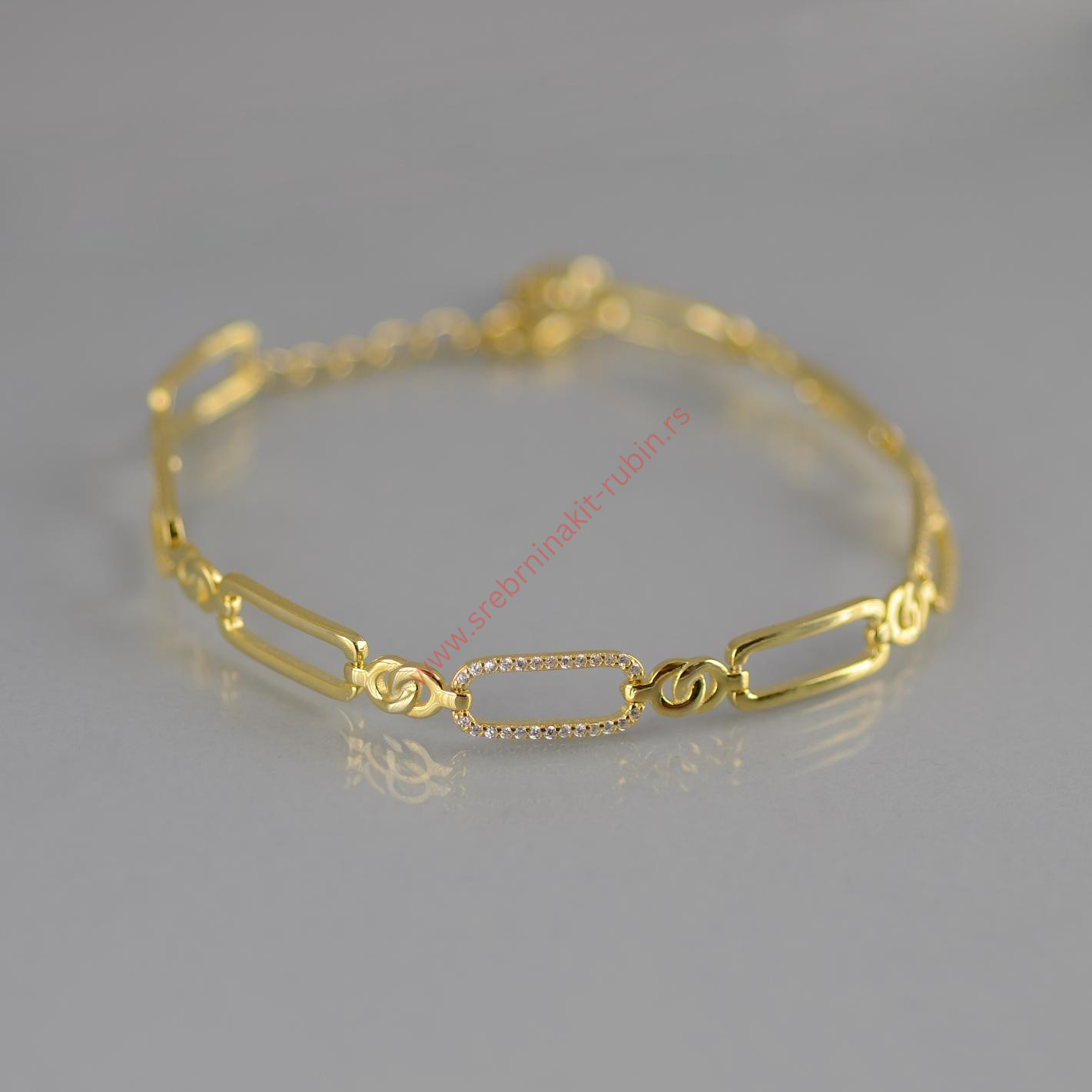Narukvica segmetna gold Narukvica segmetna gold - 1371 - Slika 1