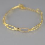 Narukvica segmetna gold - 1371 - Slika 2