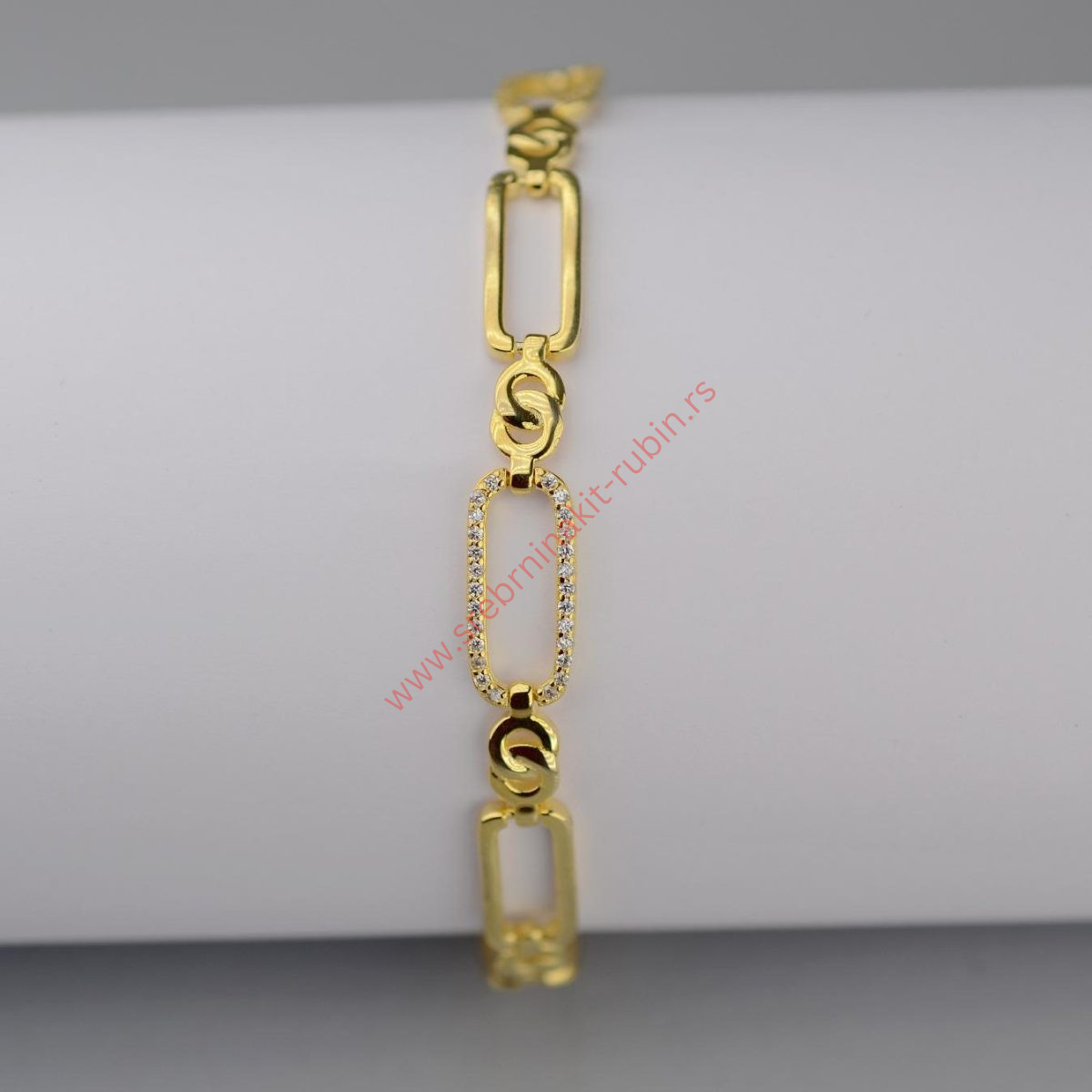 Narukvica segmetna gold - 1371 - Slika 3