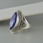 Prsten lapis lazuli patiniran - 1229 - Slika 3