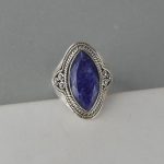 Prsten lapis lazuli patiniran - 1229 - Slika 4