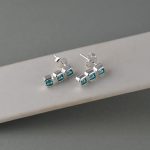 Minđuše kocke sa cirkonima - 1249 - Slika 3