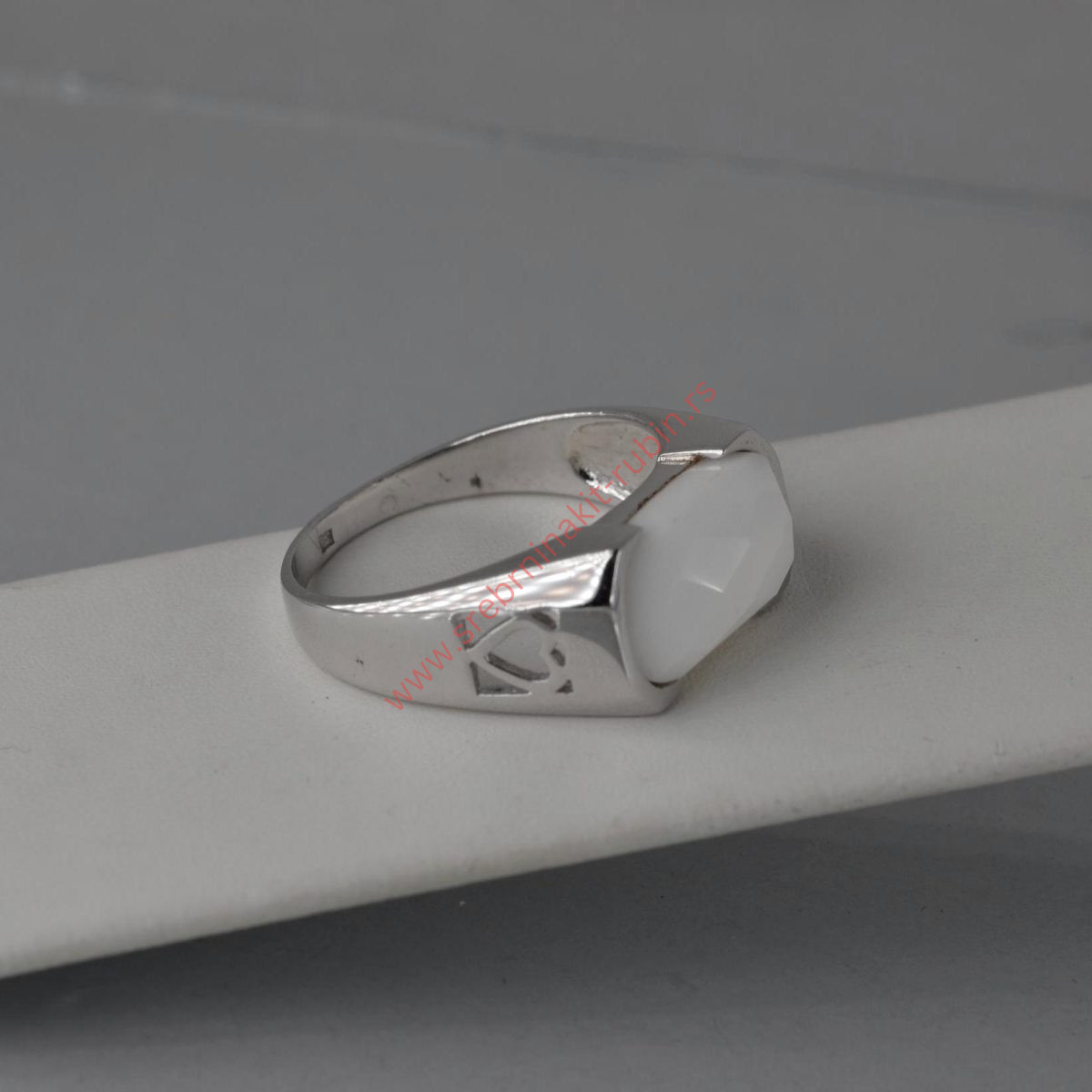 Prsten beli oniks - 1276 - Slika 3
